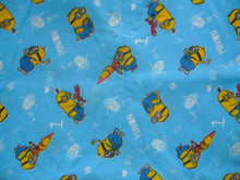 Load image into Gallery viewer, Despicable Me Minion Fabrics Medical Scrub Surgical Caps Tie Back Hat &amp; Elastic Bouffant Unisex Men &amp; Women
