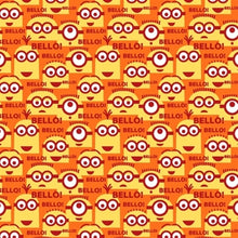 Load image into Gallery viewer, Despicable Me Minion Fabrics Medical Scrub Surgical Caps Tie Back Hat &amp; Elastic Bouffant Unisex Men &amp; Women
