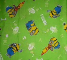 Load image into Gallery viewer, Despicable Me Minion Fabrics Medical Scrub Surgical Caps Tie Back Hat &amp; Elastic Bouffant Unisex Men &amp; Women
