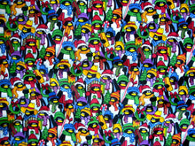 Load image into Gallery viewer, Merry Christmas Santa Penguins Packed Medical Scrub Top Unisex Style for Men &amp; Women
