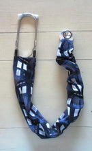 Load image into Gallery viewer, BBC Doctor Who Show POLICE PACKED TARDIS DR WHO Fabric Stethoscope cover for Medical Professionals
