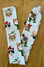 Load image into Gallery viewer, Christmas Santa Kitty Cat Faces Selfies Stethoscope cover for Medical Professionals
