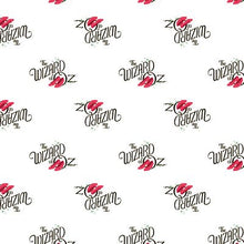 Load image into Gallery viewer, Wizard of Oz Logo on White Fabric Unisex Medical Surgical Scrub Caps Men &amp; Women Tie Back and Bouffant Hat Styles
