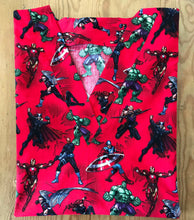 Load image into Gallery viewer, Superhero Medical Scrub Top AVENGERS red Unisex Style Shirt for Men &amp; Women

