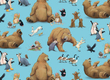 Load image into Gallery viewer, Forest Animals Bears &amp; Friends Nurse Medical Scrub Top Unisex Style for Men &amp; Women
