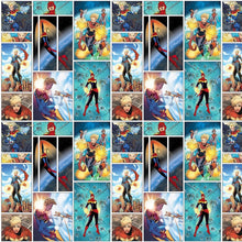 Load image into Gallery viewer, Captain Marvel Medical Scrub Top Superhero Comics Unisex Style for Men &amp; Women
