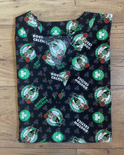 Load image into Gallery viewer, Basketball Boston Celtics Medical Scrub Top Unisex Relaxed Style Men's Scrub Top Women's Scrub Top
