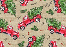 Load image into Gallery viewer, Merry Christmas Red Truck Christmas Tree Medical Scrub Top Unisex Style for Men &amp; Women
