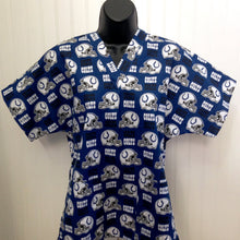 Load image into Gallery viewer, Football Colts Medical Scrub Top Unisex Relaxed Fit Men's Scrub Top Women's Scrub Top

