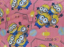 Load image into Gallery viewer, Despicable Me Minion Fabrics Medical Scrub Surgical Caps Tie Back Hat &amp; Elastic Bouffant Unisex Men &amp; Women
