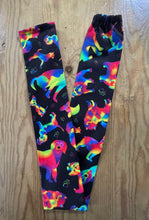 Load image into Gallery viewer, Animals Colorful Bright Tie Dye Rainbow Dogs Black Fabric Stethoscope sock cover for Medical Professionals
