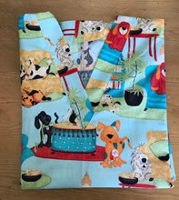 Load image into Gallery viewer, Dogs Medical Scrub Top Hanging Around the House Unisex Style for Men &amp; Women
