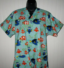 Load image into Gallery viewer, Finding Dory Medical Scrub Top Smiles Unisex Style for Men &amp; Women
