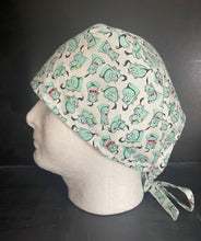 Load image into Gallery viewer, Aladdin Genie White Fabric Unisex Medical Surgical Scrub Caps Men &amp; Women Tie Back and Bouffant Hat Styles
