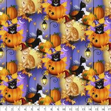 Load image into Gallery viewer, Halloween Cats Pumpkins Medical Scrub Top Unisex Style for Men &amp; Women
