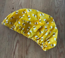 Load image into Gallery viewer, Bees Yellow Fabric Unisex Medical Surgical Scrub Caps Men &amp; Women Tie Back and Bouffant Hat Styles
