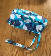 Load image into Gallery viewer, Lilo &amp; Stitch Character STITCH Fabric Nurse Unisex Medical Surgical Scrub Caps Men &amp; Women Tie Back and Bouffant Hat Styles
