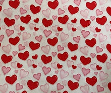 Load image into Gallery viewer, Happy Valentine's Day Red Pink Love Hearts Medical Scrub Top Unisex Style for Men &amp; Women
