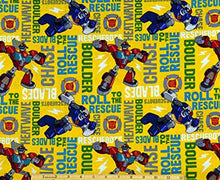 Load image into Gallery viewer, Super Hero Transformers Roll To The Rescue Yellow Fabric Unisex Medical Surgical Scrub Caps Men &amp; Women Tie Back and Bouffant Hat Styles
