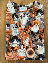 Load image into Gallery viewer, Kitten Medical Scrub Top Kittens Packed Vet Tech Unisex Style for Men &amp; Women
