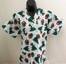 Load image into Gallery viewer, Brave's Merida Medical Scrub Top Unisex Style for Men &amp; Women
