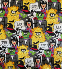 Load image into Gallery viewer, Halloween Monsters Packed Medical Scrub Top Unisex Style for Men &amp; Women
