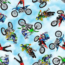 Load image into Gallery viewer, Motocross Motorcycle Riders Fabric Unisex Medical Surgical Scrub Caps Men &amp; Women Tie Back and Bouffant Hat Styles

