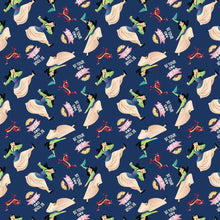 Load image into Gallery viewer, Mulan Be Your Own Hero Blue Fabric Nurse Medical Scrub Top Unisex Style for Men &amp; Women
