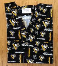 Load image into Gallery viewer, Hockey Pittsburg Penguins Medical Scrub Top Unisex Relaxed Style Men's Scrub Top &amp; Women's Scrub Top
