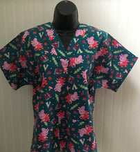 Load image into Gallery viewer, Peppa the Pig Medical Scrub Top Happy Place Unisex Style for Men &amp; Women
