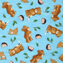 Load image into Gallery viewer, Medical Scrub Top Teddy Bear &amp; Porcupine Kittens Unisex Relaxed Fit Style for Men &amp; Women
