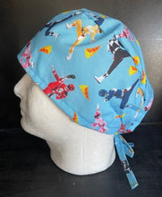 Load image into Gallery viewer, POWER RANGERS Unisex Medical Surgical Scrub Caps Men &amp; Women Tie Back and Bouffant Hat Styles
