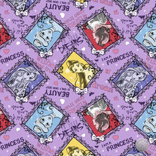 Load image into Gallery viewer, Princesses I Am Princess Snow White Cinderella Belle Rapunzel Purple Fabric Nurse Medical Scrub Top Unisex Style for Men &amp; Women
