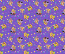 Load image into Gallery viewer, Tangled Rapunzel Purple Fabric Unisex Medical Surgical Scrub Caps Men &amp; Women Tie Back and Bouffant Hat Styles
