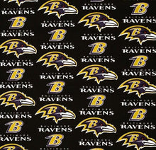 Load image into Gallery viewer, BALTIMORE RAVENS FOOTBALL Unisex Medical Surgical Scrub Caps Men &amp; Women Tie Back and Bouffant Hat Styles
