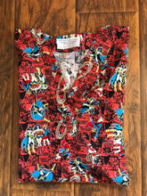 Load image into Gallery viewer, Wonder Woman Bat Woman Super Girl Medical Scrub Top Superhero Girl Power Unisex Style for Men &amp; Women
