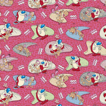Load image into Gallery viewer, The Ren &amp; Stimpy Cartoon Show Fabric Unisex Medical Surgical Scrub Caps Men &amp; Women Tie Back and Bouffant Hat Styles
