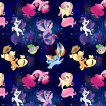 Load image into Gallery viewer, Cartoon Pony Fabric Unisex Medical Surgical Scrub Caps Men &amp; Women Tie Back and Bouffant Hat Styles
