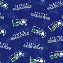Load image into Gallery viewer, SEATTLE SEAHAWKS FOOTBALL Unisex Medical Surgical Scrub Caps Men &amp; Women Tie Back and Bouffant Hat Styles
