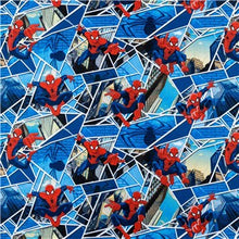 Load image into Gallery viewer, Super Hero Spider-Man Panes Unisex Medical Surgical Scrub Caps Men &amp; Women Tie Back and Bouffant Hat Styles
