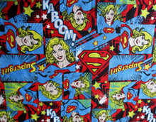 Load image into Gallery viewer, SUPER GIRL Superhero Fabric Nurse Medical Scrub Top Unisex Style for Men &amp; Women
