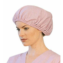 Load image into Gallery viewer, Alice in Wonderland Purple Fabric Unisex Medical Surgical Scrub Caps Men &amp; Women Tie Back and Bouffant Hat Styles
