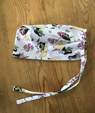 Load image into Gallery viewer, Mulan White Fabric Unisex Medical Surgical Scrub Caps Men &amp; Women Tie Back and Bouffant Hat Styles
