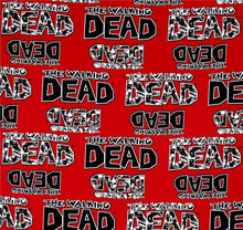 Load image into Gallery viewer, WALKING DEAD ZOMBIES Fabric Unisex Medical Surgical Scrub Caps Men &amp; Women Tie Back and Bouffant Hat Styles
